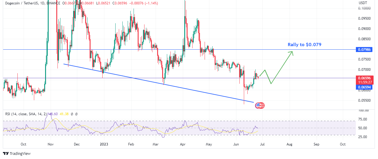 Dogecoinâ€™s possible price rally
