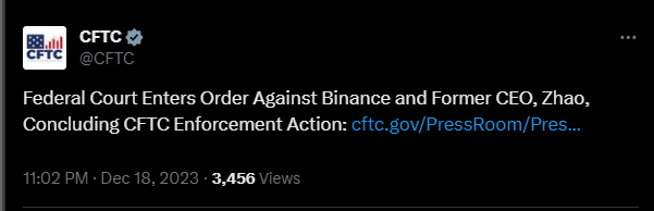 Binance ordered to pay billions