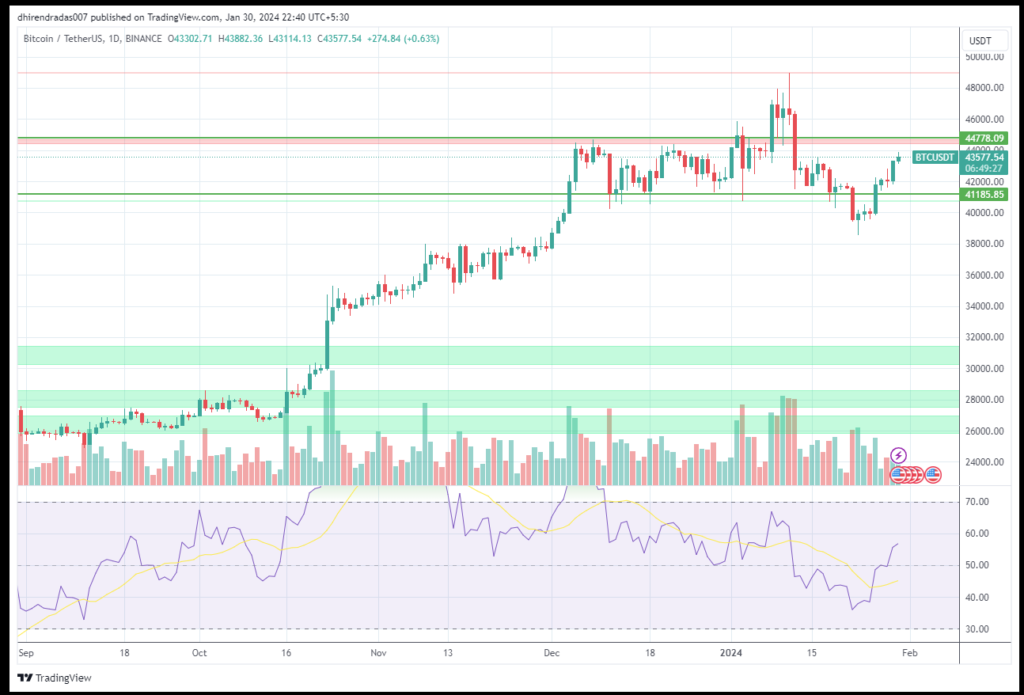 Bitcoin price chart | 1d chart