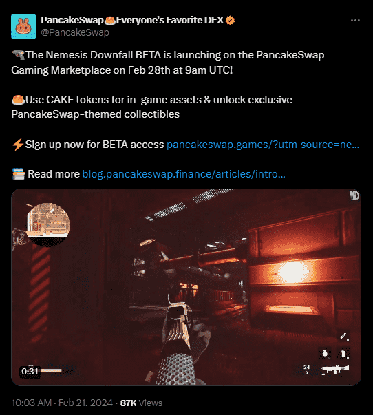 The launch of nemesis downfall