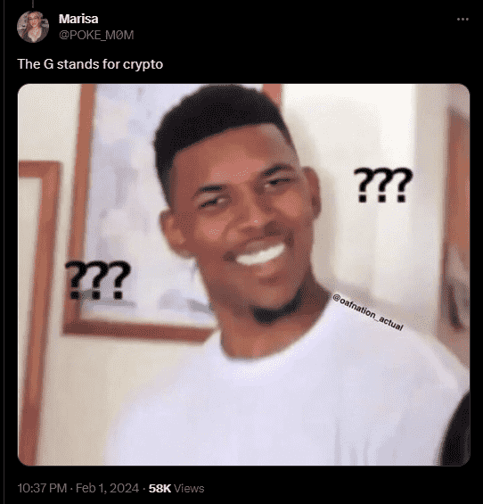 The g stands for crypto