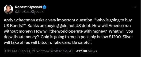 Silver and bitcoin to take off