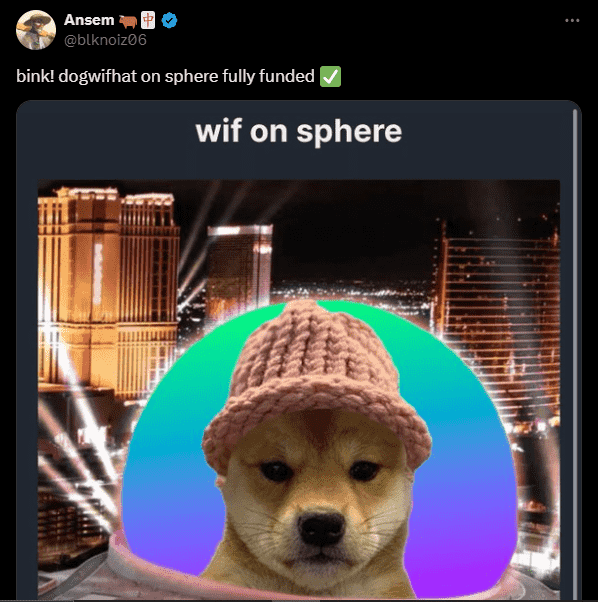 WIF on Sphere