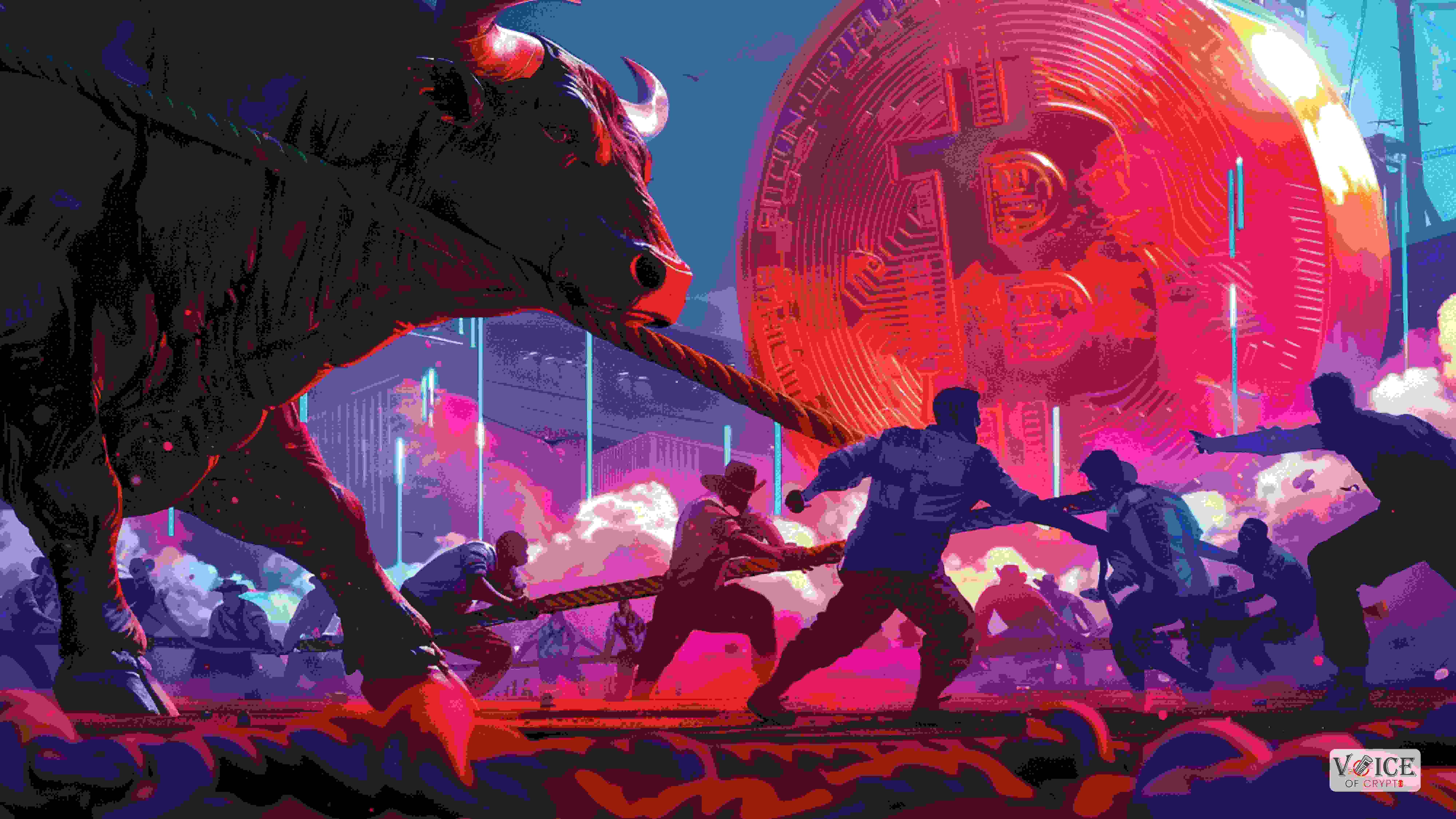 Bitcoin price soars compressed