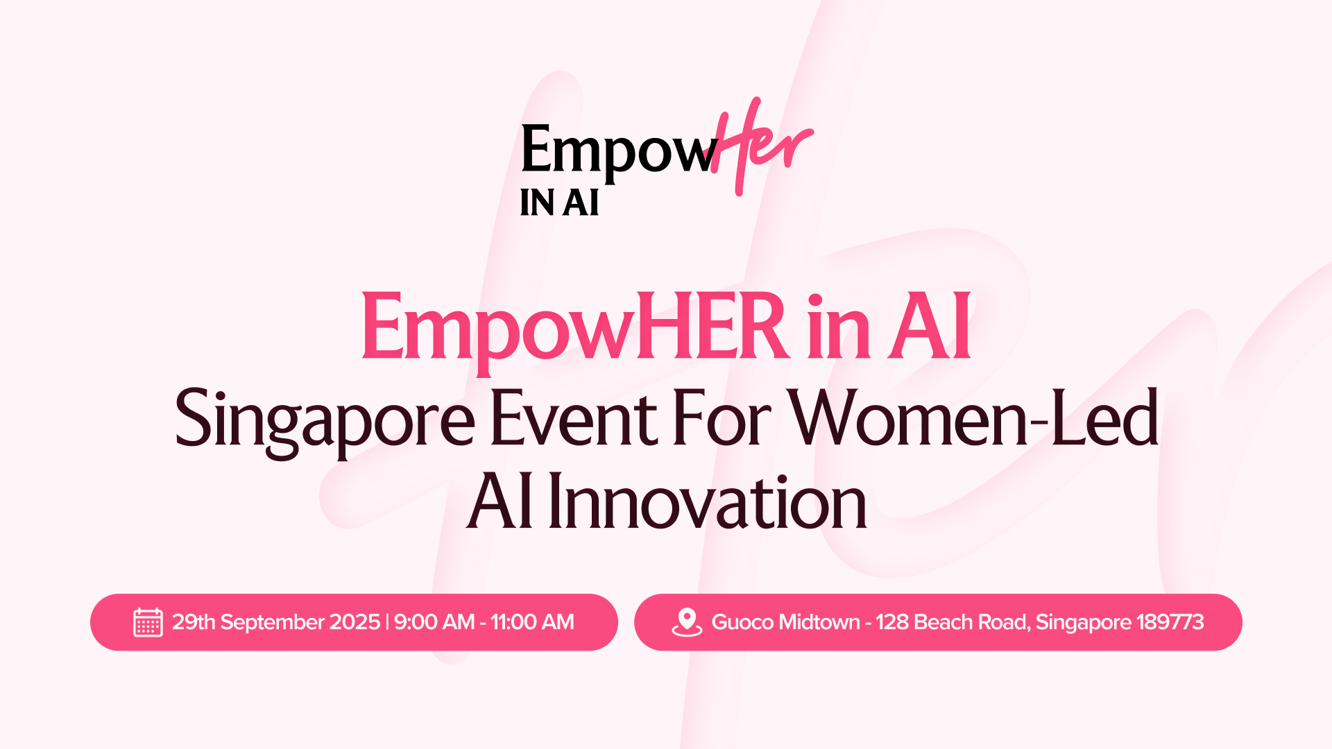 Empowher in ai: singapore event for women-led ai innovation