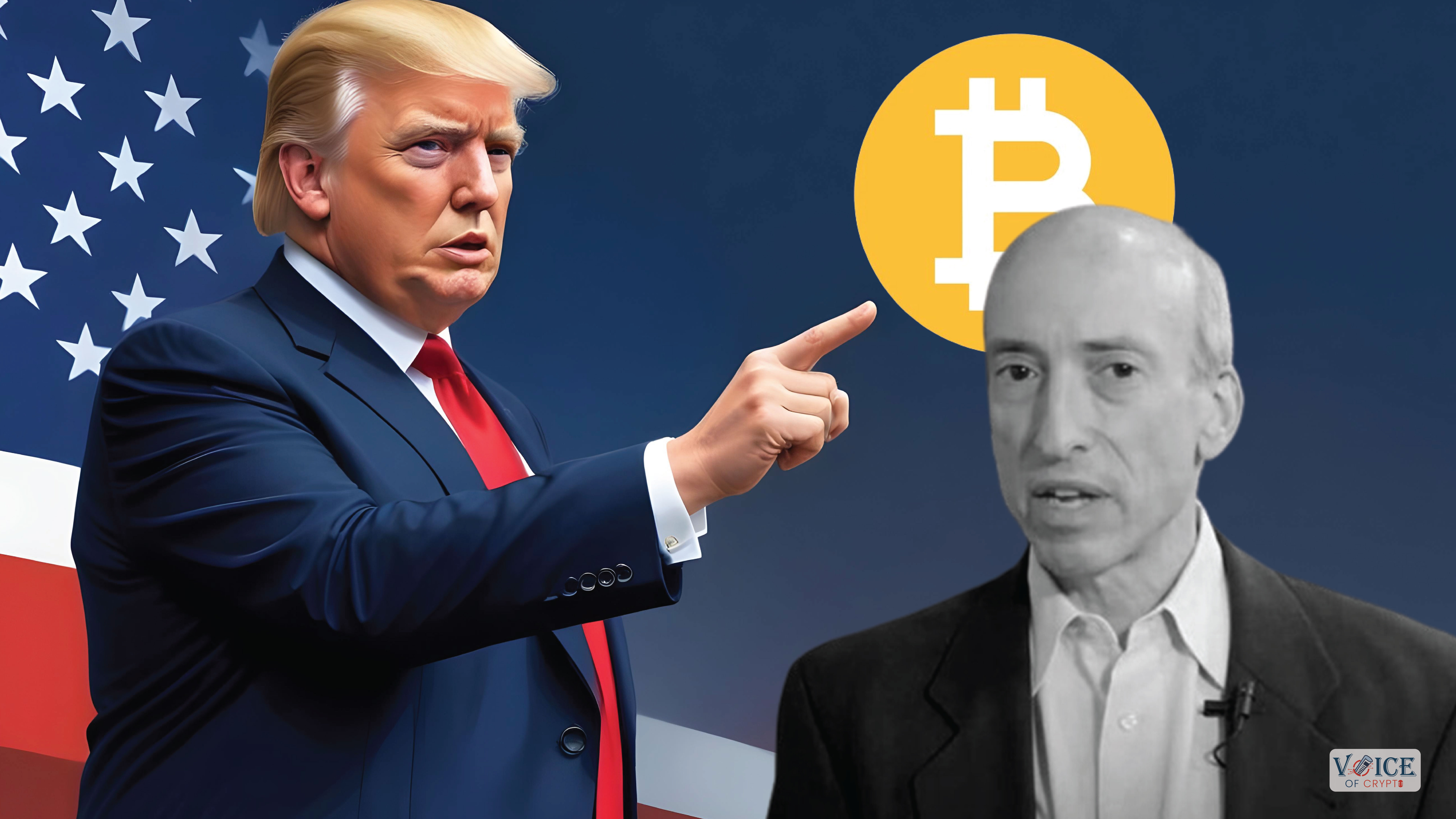 How will trumps promise to fire gensler and end the crypto crackdown affect bitcoin 01