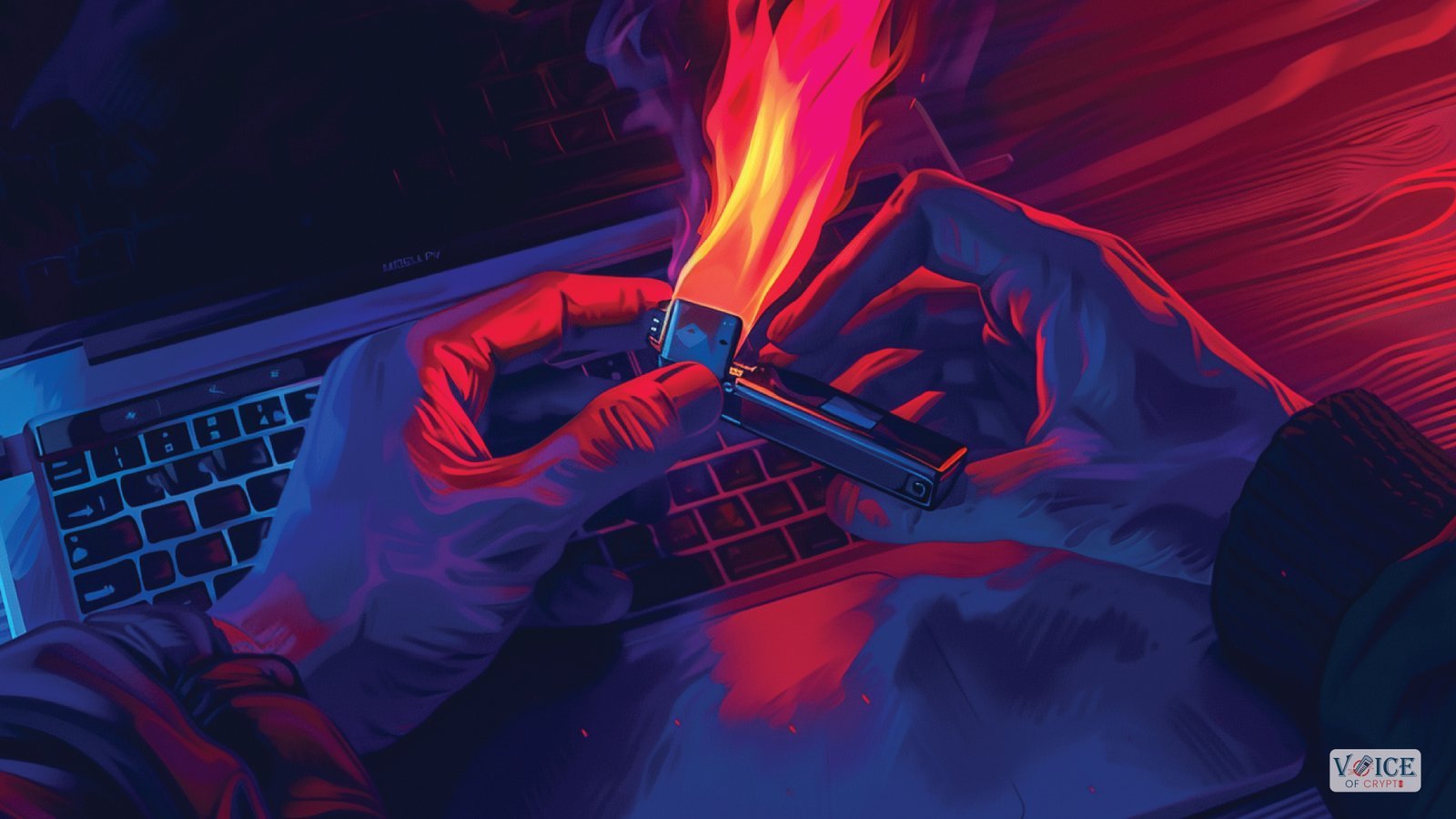 Memecoin craze gone wrong solana dev sets himself on fire in livestream stunt 01 1