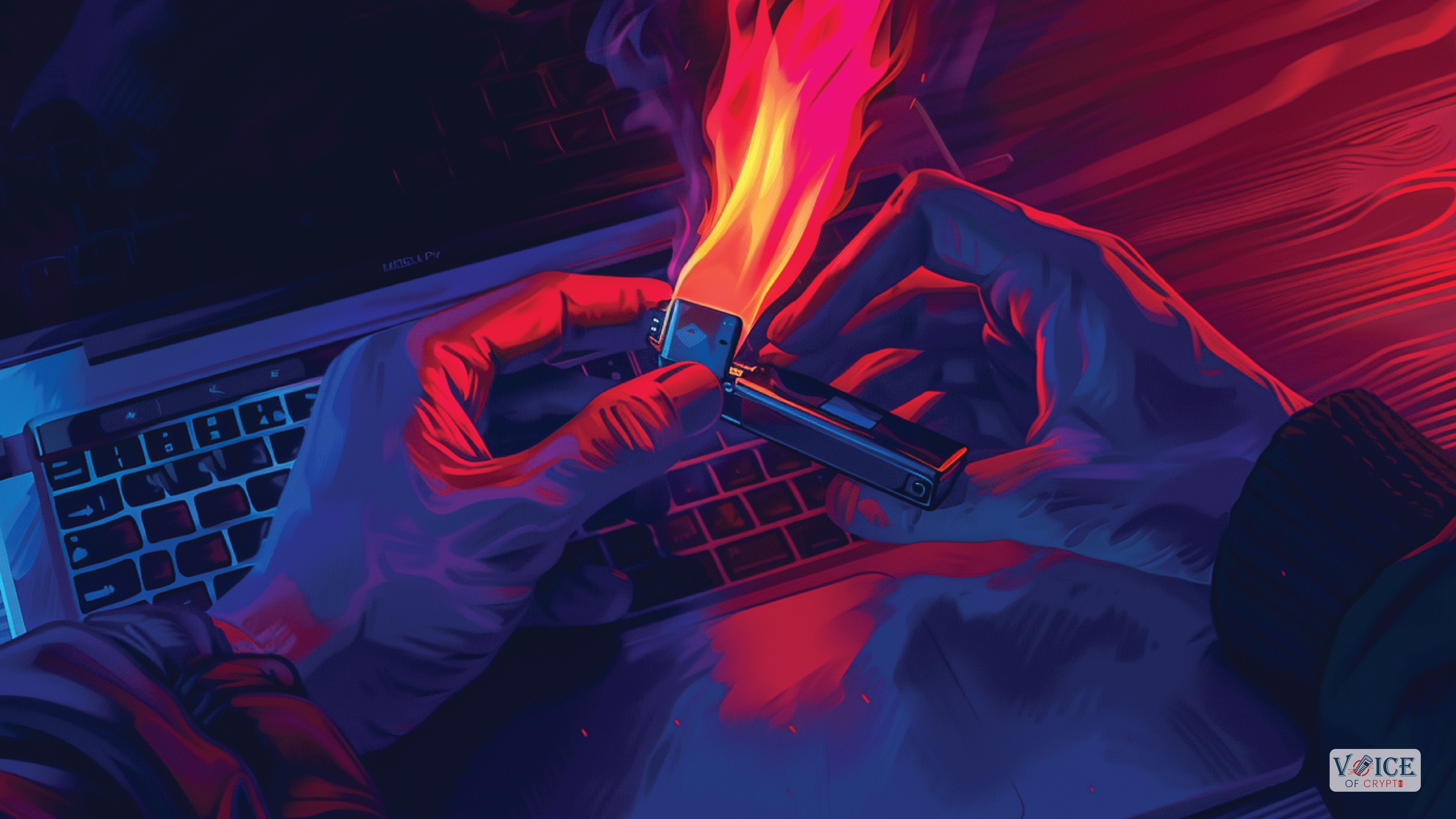 Memecoin craze gone wrong solana dev sets himself on fire in livestream stunt 01 2