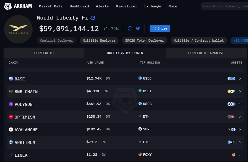 World liberty financial holdings