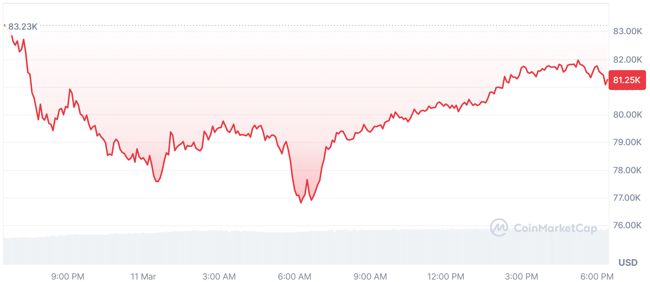 Bitcoin Crashed to $76k Before Bouncing Back to $81k