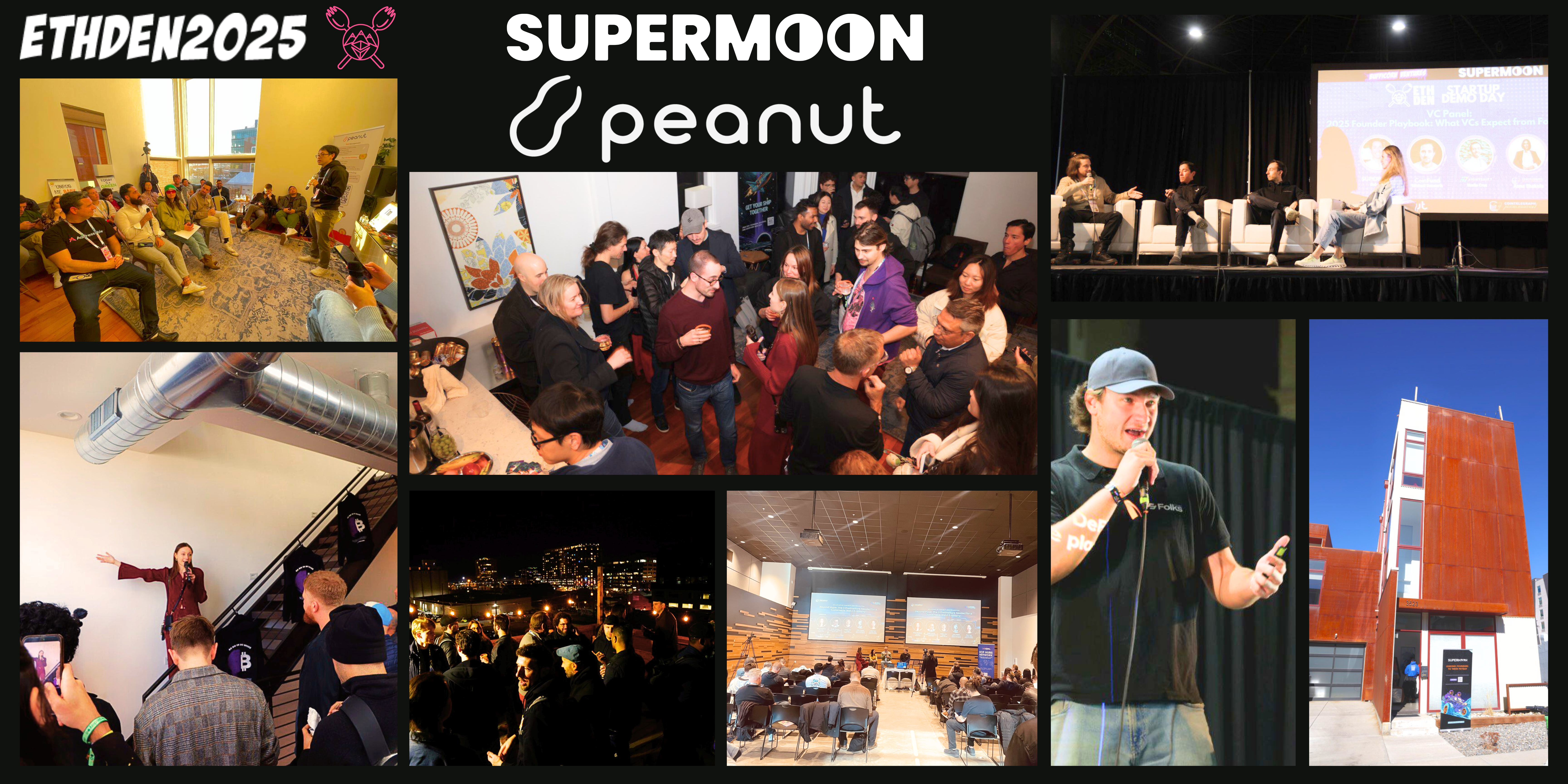 Supermoon eth denver 2025 collage