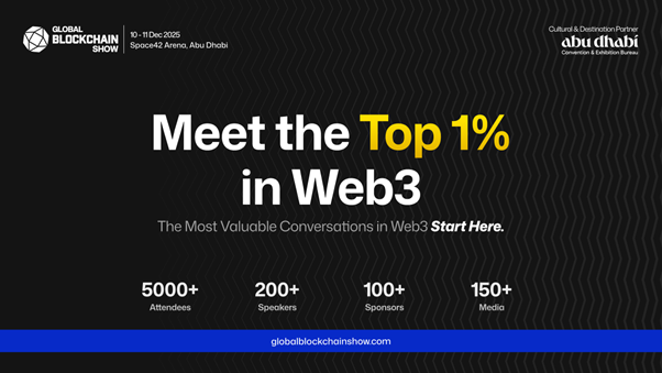 The global blockchain show 2025 hosted by vap group in abu dhabi 1