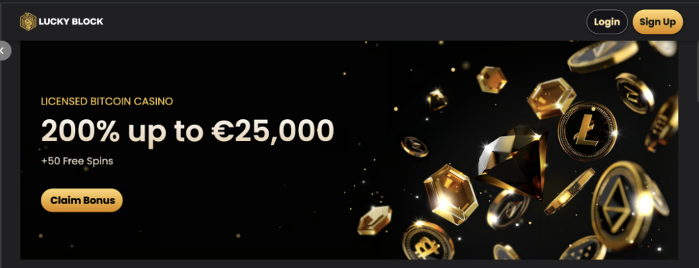 Lucky Block No KYC Crypto Casino