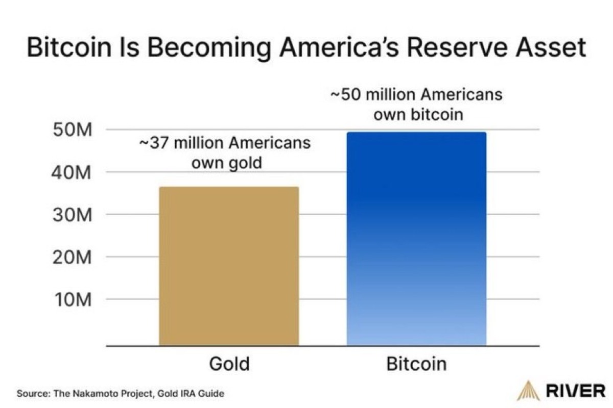 Bitcoin Ownership in America | Source: The Nakamoto Project and Gold IRA Guide compiled